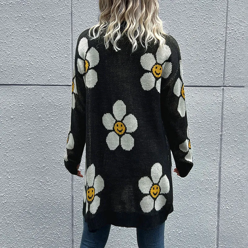 *App Exclusive* Floral Button Down Cardigan
