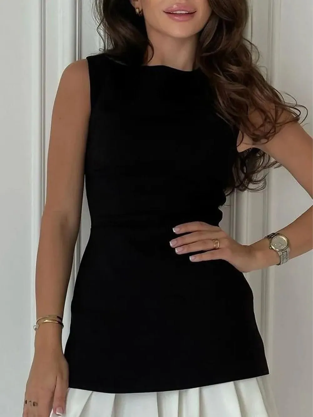 Emily Sleeveless Mini Dress