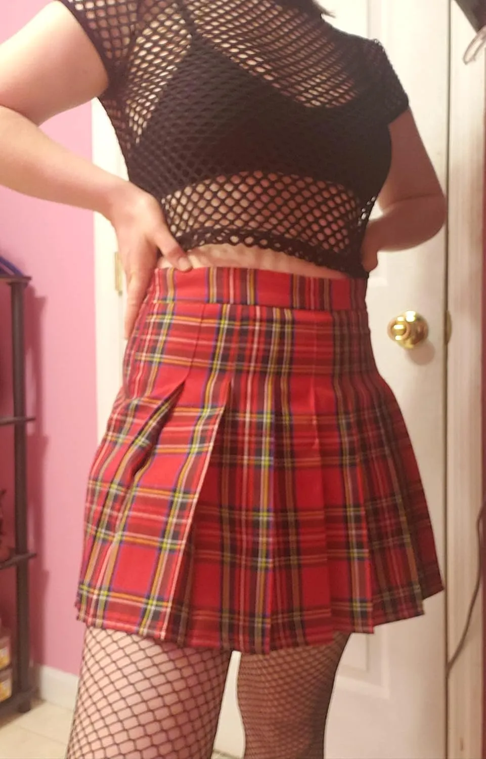 Women's High Waist A-Line Pleated Mini Skirt Short Tennis Skirt